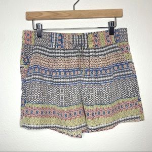 Aztec Print Shorts